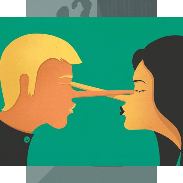 Xã hội ngày nay có rất nhiều sự dối trá, dần dần con người chấp nhận chúng như thể chúng là những điều bình thường.