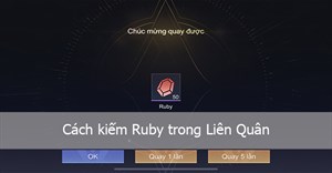 Hướng dẫn cách kiếm Ruby Liên Quân nhanh chóng