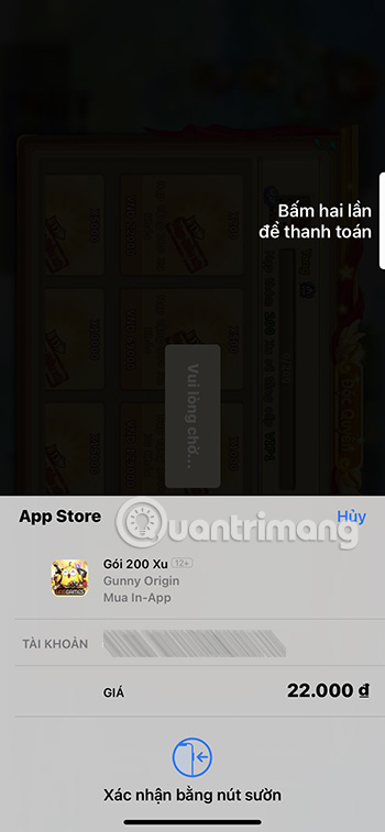 Tiến hành thanh toán qua ví điện tử Momo, ApplePay, thẻ tín dụng…