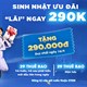 Cách nhận 290.000đ vào tài khoản MobiFone