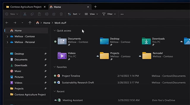 OneDrive sắp trở thành thư mục mặc định trong File Explorer trên Windows 11