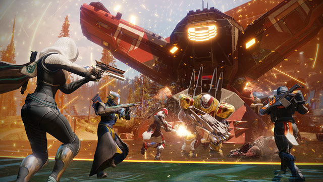 You will experience the feeling of shooting in space with your teammates in Destiny 2