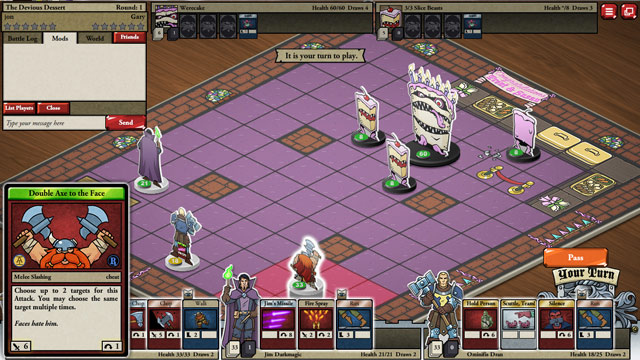 Card Hunter is a team role-playing game based on collecting cards. 