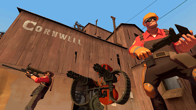 Team Fortress 2 is a shooting game with many diverse character classes