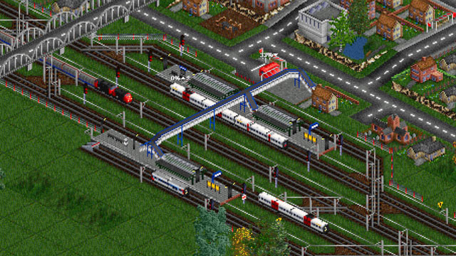 Giao diện game OpenTTD