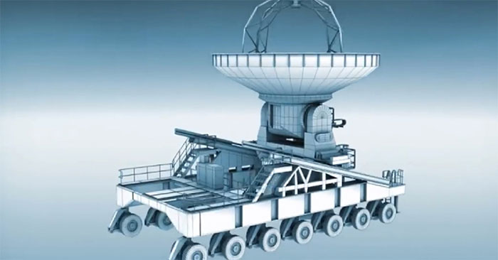 Chiếc xe khổng lồ "chân rết"