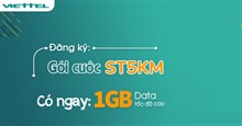 Cách đăng ký ST5KM Viettel 1 ngày