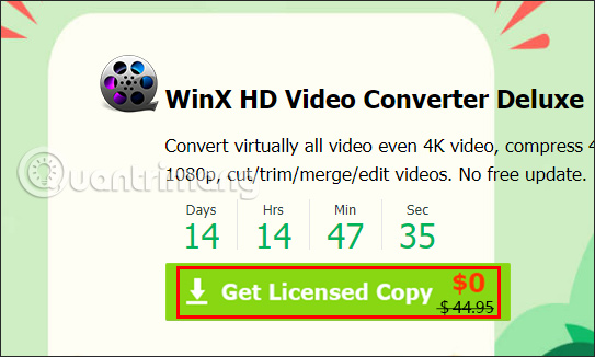 Tải phần mềm WinX HD Video Converter Deluxe