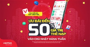 Cách nạp thẻ Viettel khuyến mãi 50% vô cùng hấp dẫn