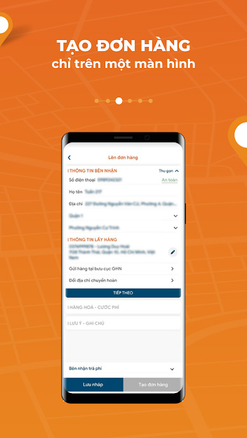 Tạo đơn hàng nhanh trên GHN Express