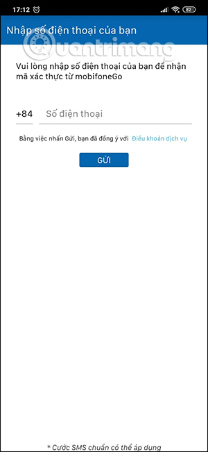Đăng nhập mobifoneGo