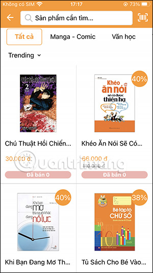 Sách giảm giá