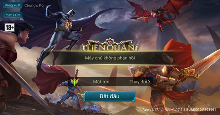 Cách khắc phục lỗi game Liên Quân Mobile