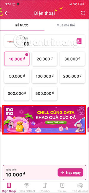 Chương trình Chill cùng Data - Khao quà cực đã