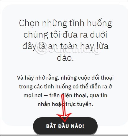 Bài kiểm tra trên dauhieuluadao