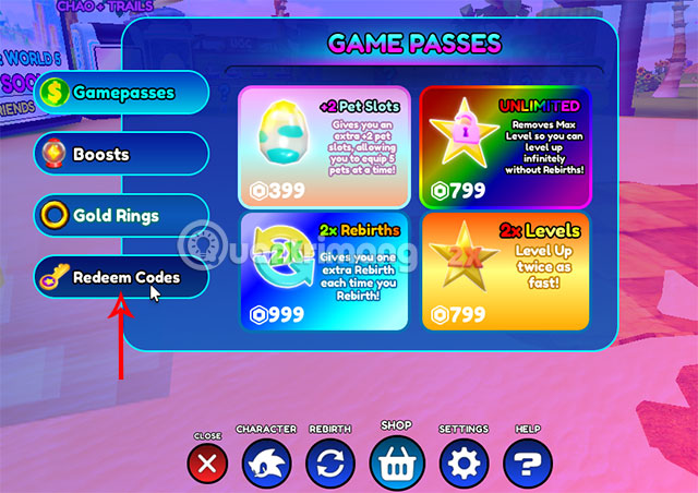 code sonic speed simulator