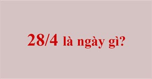 28/4 là ngày gì?