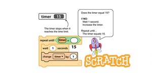 Cách tạo đồng hồ bấm giờ cho game trong Scratch