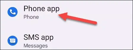 Bấm vào “Phone App”