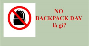 No backpack day là gì? Anti backpack day là gì?