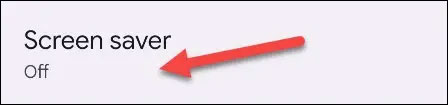 Xuống mục “Screen Saver”