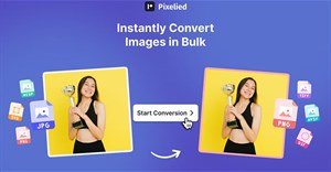 Cách dùng Pixelied Convert convert ảnh hàng loạt