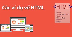 Những ví dụ về HTML