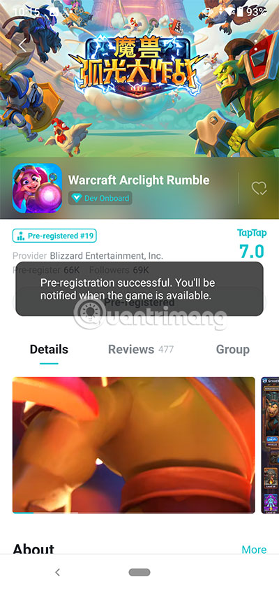 tai warcraft arclight rumble apk