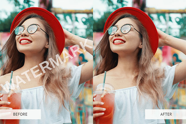 Dễ dàng xóa logo, watermark