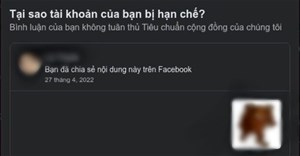 Đăng hoặc bình luận ảnh này lên Facebook sẽ bị cấm tương tác 6 ngày, chớ dại mà thử