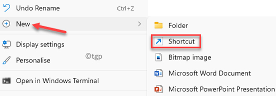Tiến hành tạo Shortcut mới trên Windows 