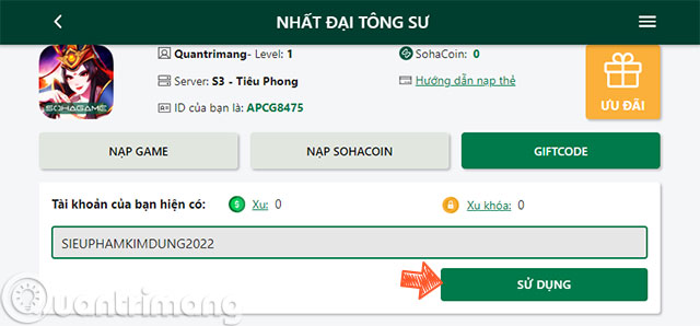 code nhat dai tong su