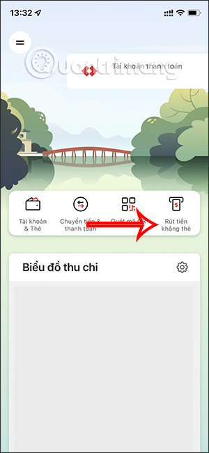 Rút chi phí ko thẻ ATM Techcombank