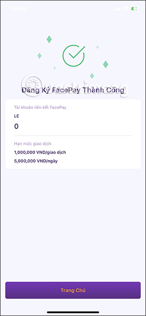 Đăng ký FacePay TPBank