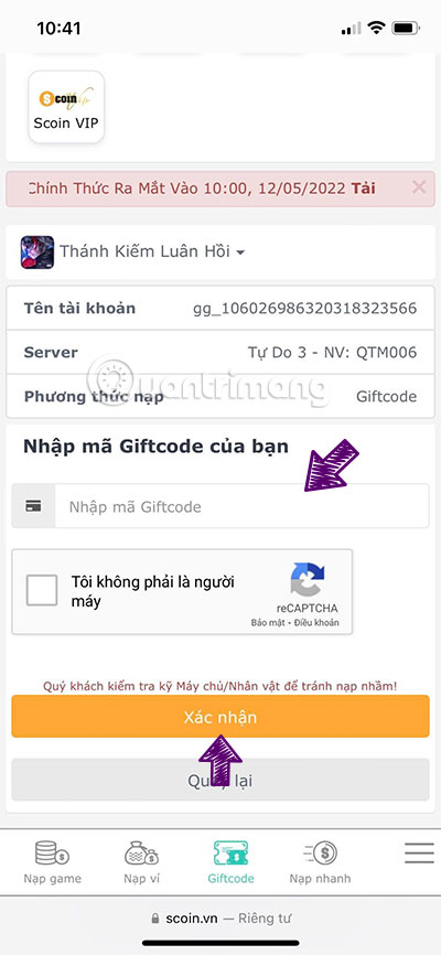 code TKLH