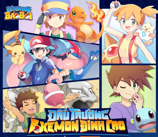 Liên Minh Bảo Bối là tựa game chiến thuật pokemon