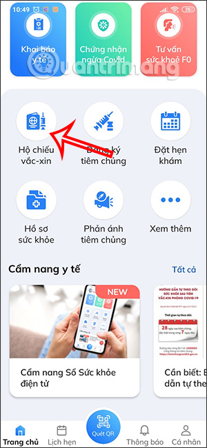 Sổ sức khỏe điện tử