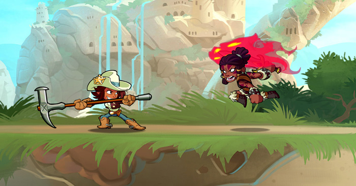 Có 2 cách kết hợp chiêu thức tấn công trong Brawlhalla
