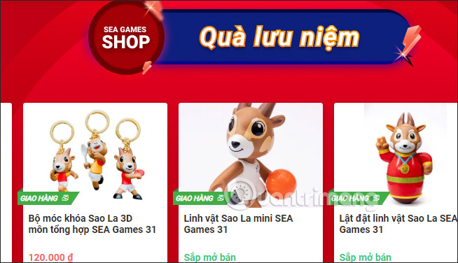 Chọn quà lưu niệm SEA Games 31