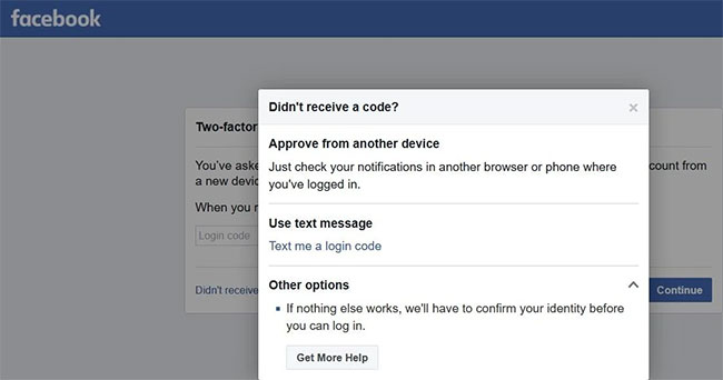 Cách tắt xác thực hai yếu tố trên Facebook khi bị mất điện thoại - Ảnh minh hoạ 3