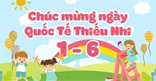 Cách tạo thiệp mừng ngày 1/6 trực tuyến