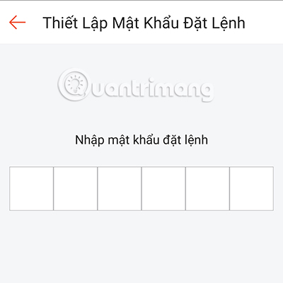 Thiết lập mật khẩu ShopeePay