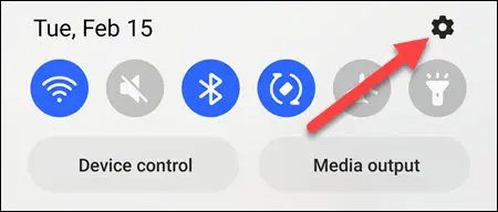 Truy cập menu Settings