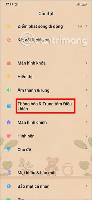 Thông báo trên điện thoại