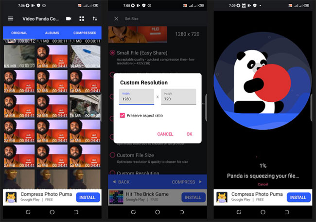 Video Compressor Panda Resizer
