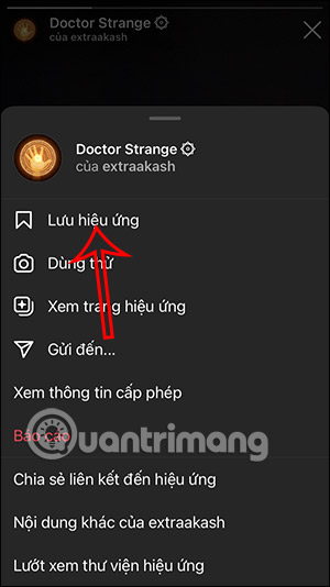 Lưu filter Doctor Strange 