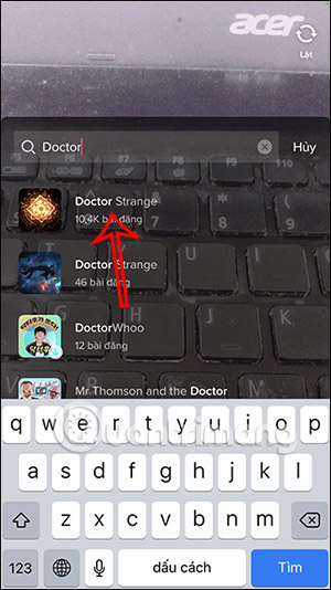 Nhấn hiệu ứng Doctor Strange trên TikTok