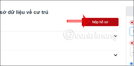 Điều chỉnh thông tin về cư trú trong cơ sở dữ liệu về cư trú