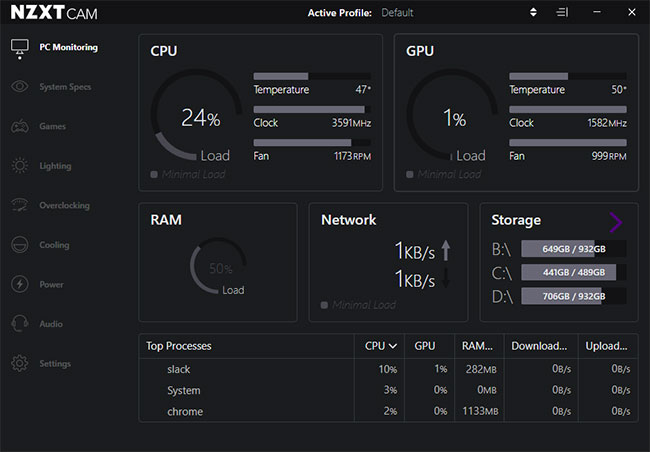 NZXT CAM