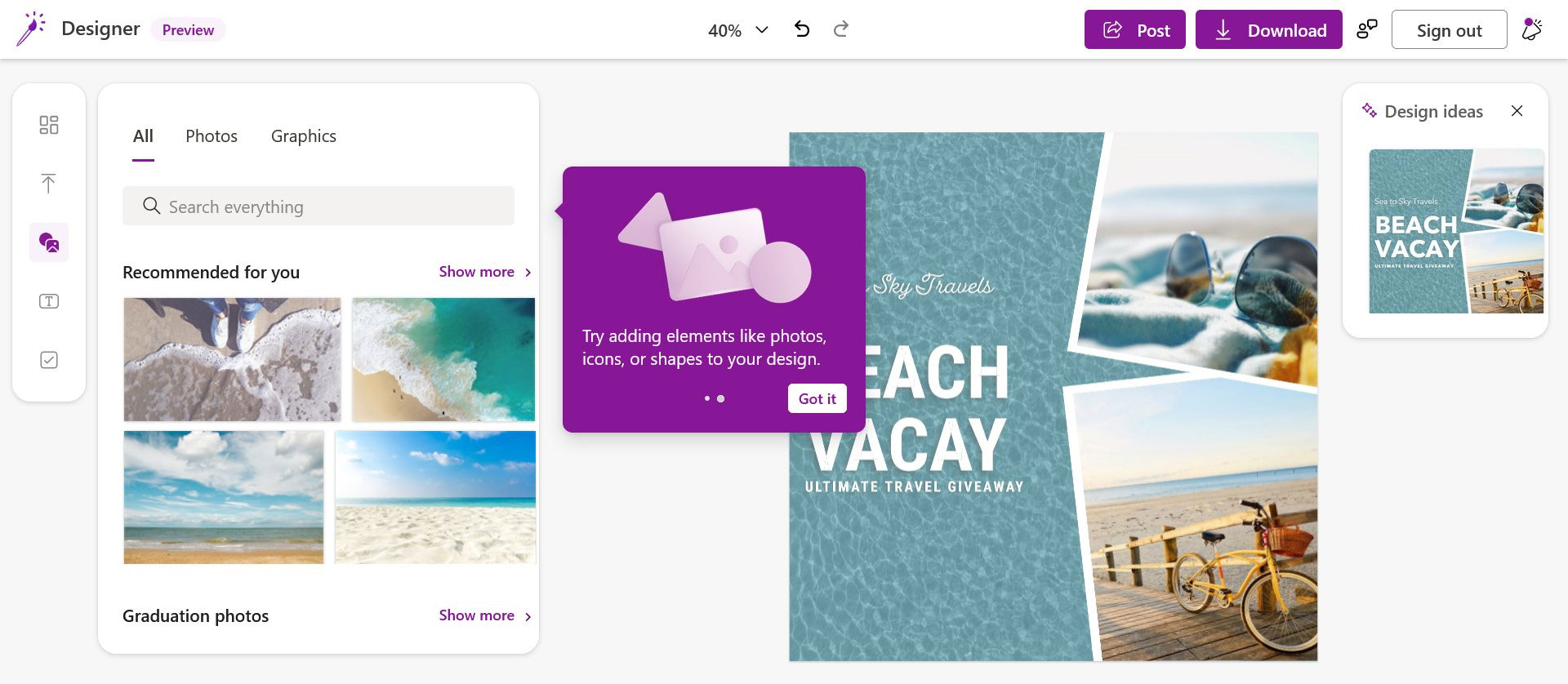 Ứng dụng Designer